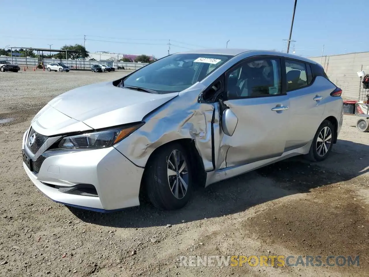 1 fotografías del automóvil dañado 1N4BZ1BV0NC560707 NISSAN LEAF 2022