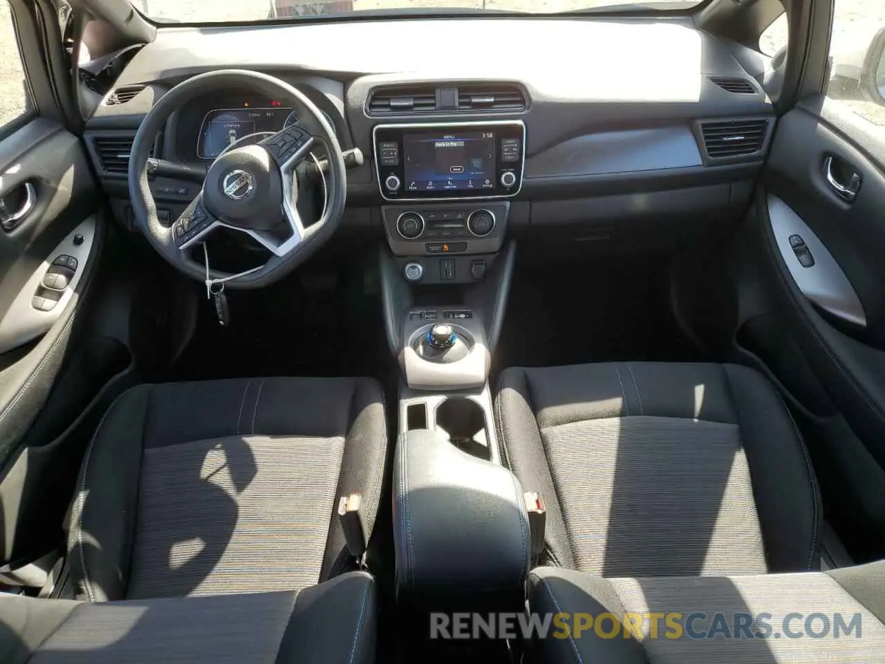 8 fotografías del automóvil dañado 1N4BZ1BV0NC560707 NISSAN LEAF 2022