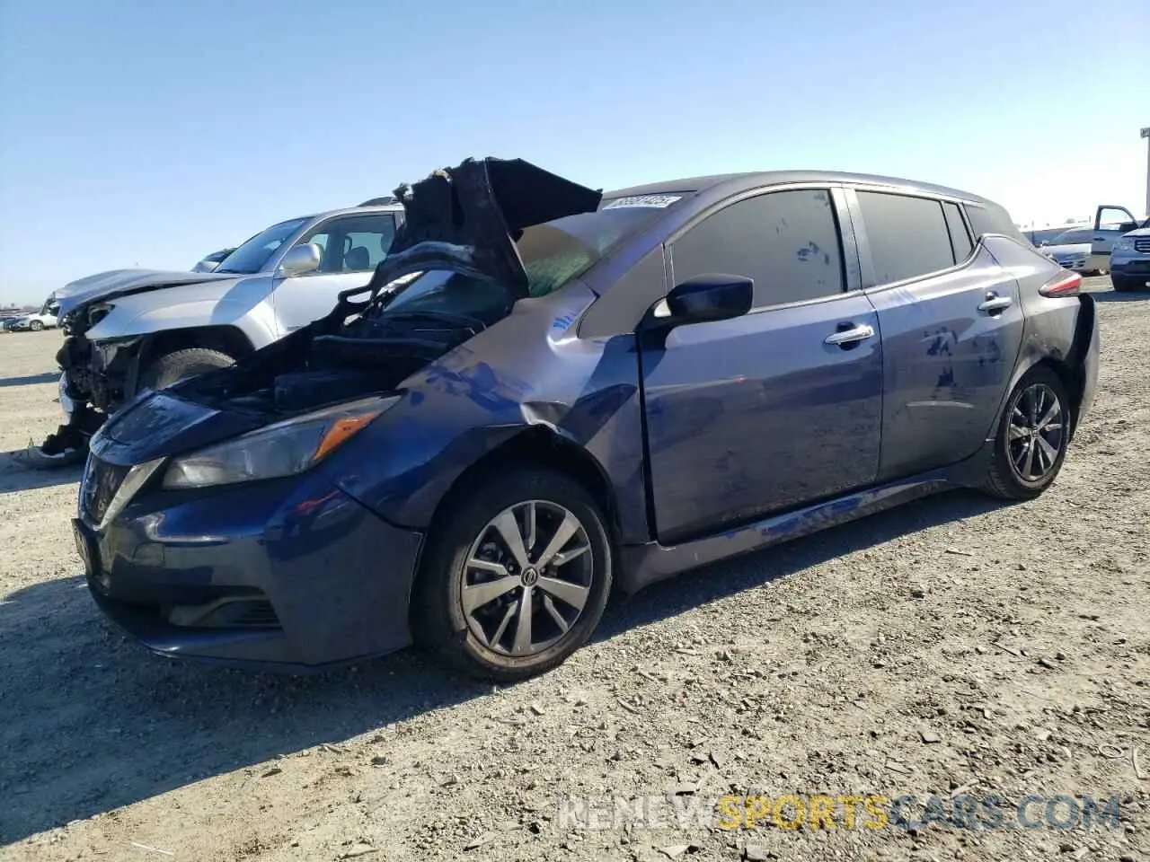 1 fotografías del automóvil dañado 1N4BZ1BV5NC558239 NISSAN LEAF 2022