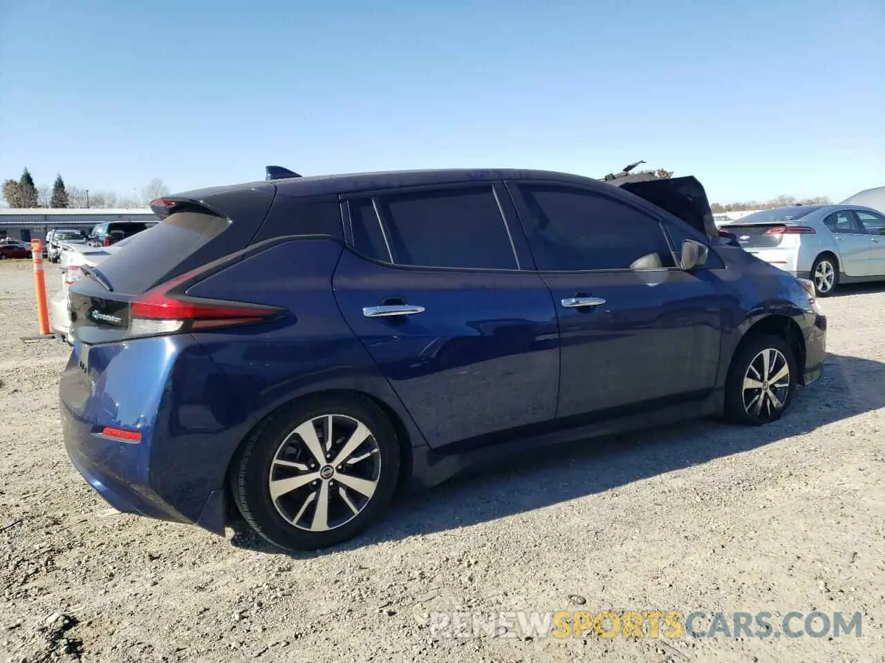 3 fotografías del automóvil dañado 1N4BZ1BV5NC558239 NISSAN LEAF 2022