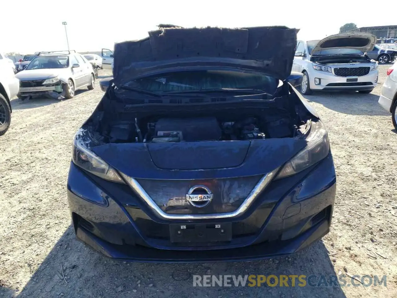 5 fotografías del automóvil dañado 1N4BZ1BV5NC558239 NISSAN LEAF 2022
