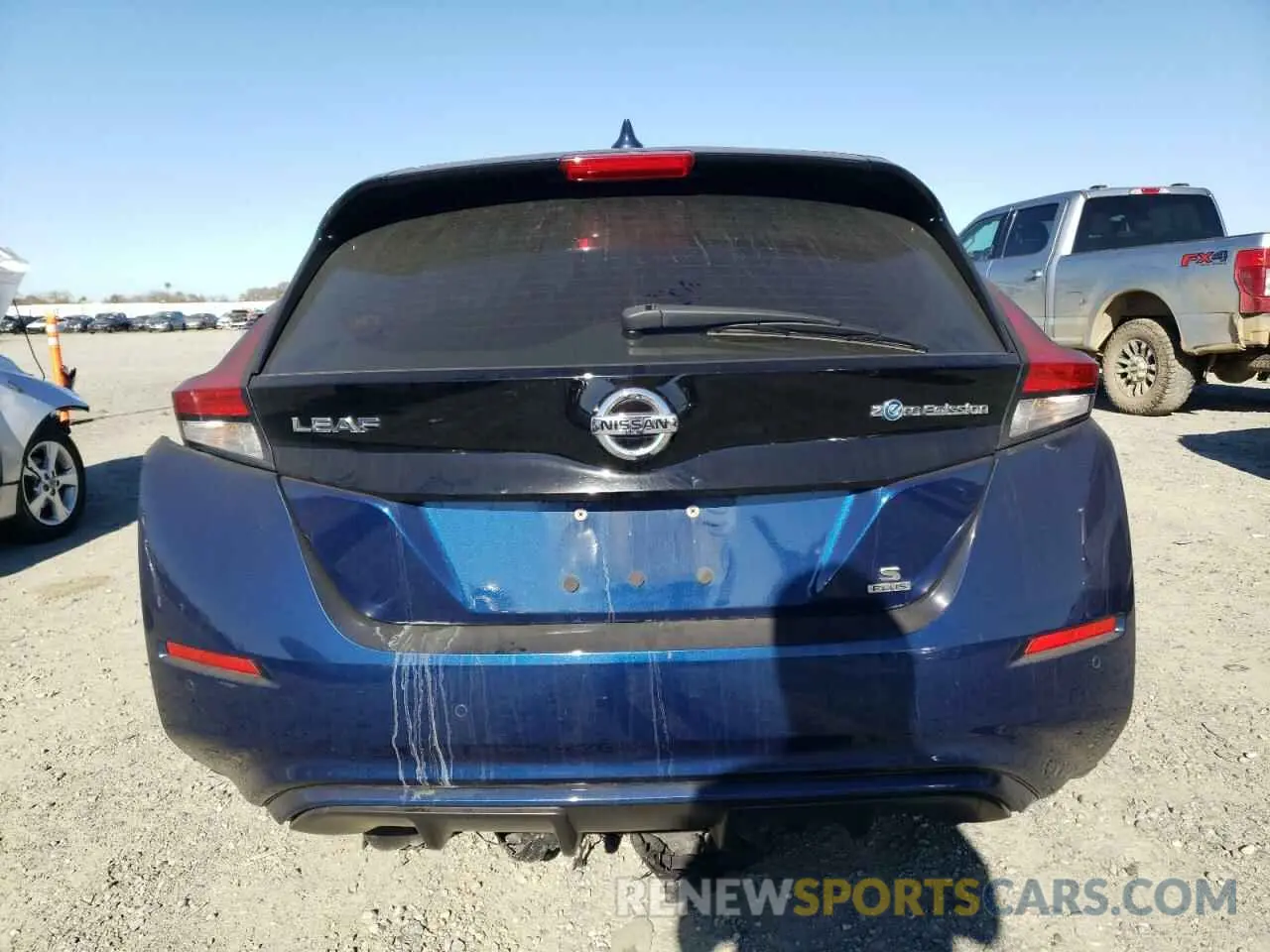 6 fotografías del automóvil dañado 1N4BZ1BV5NC558239 NISSAN LEAF 2022