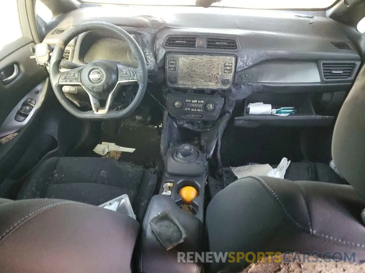 8 fotografías del automóvil dañado 1N4BZ1BV5NC558239 NISSAN LEAF 2022