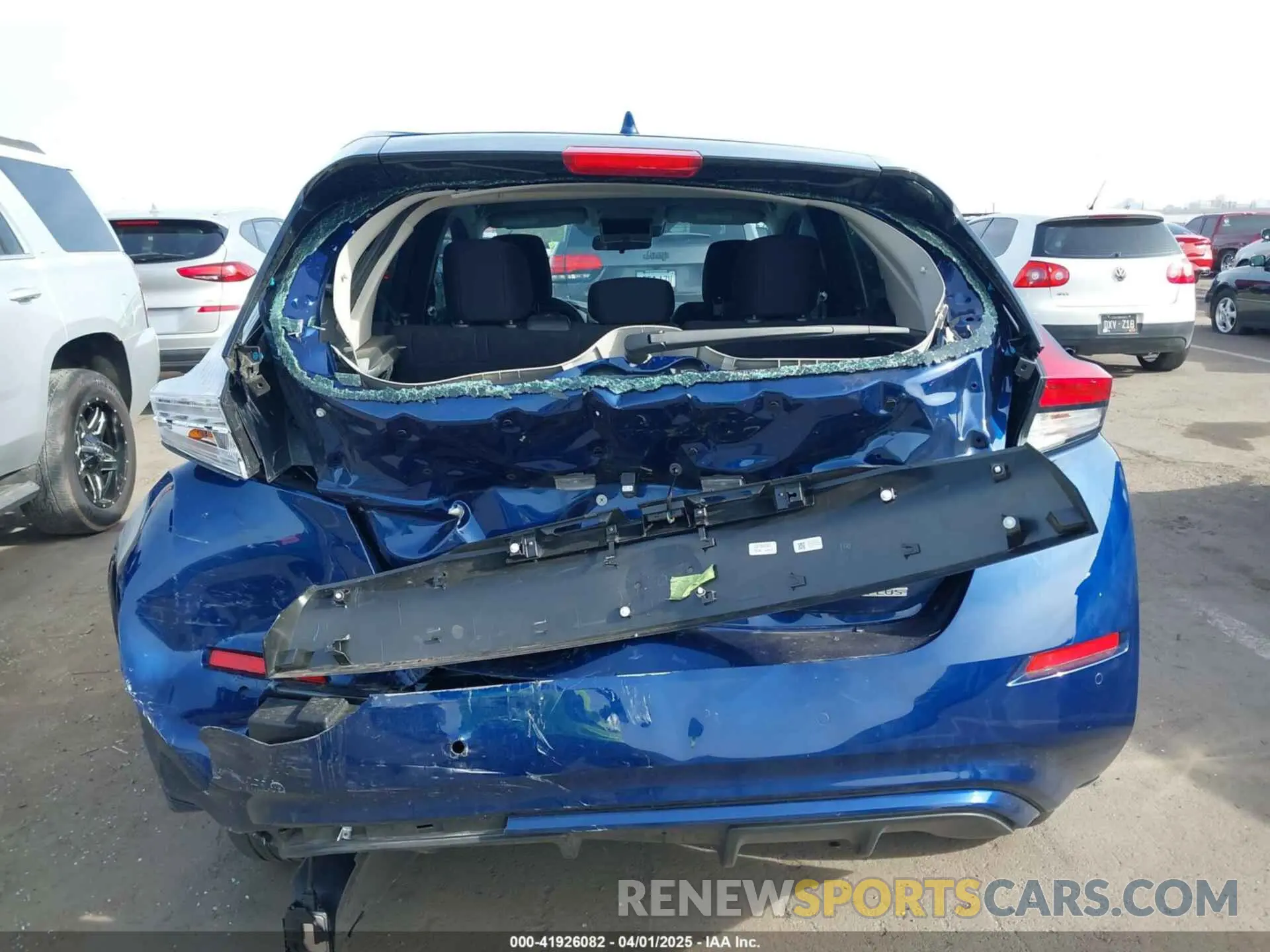16 fotografías del automóvil dañado 1N4BZ1BV7NC562180 NISSAN LEAF 2022