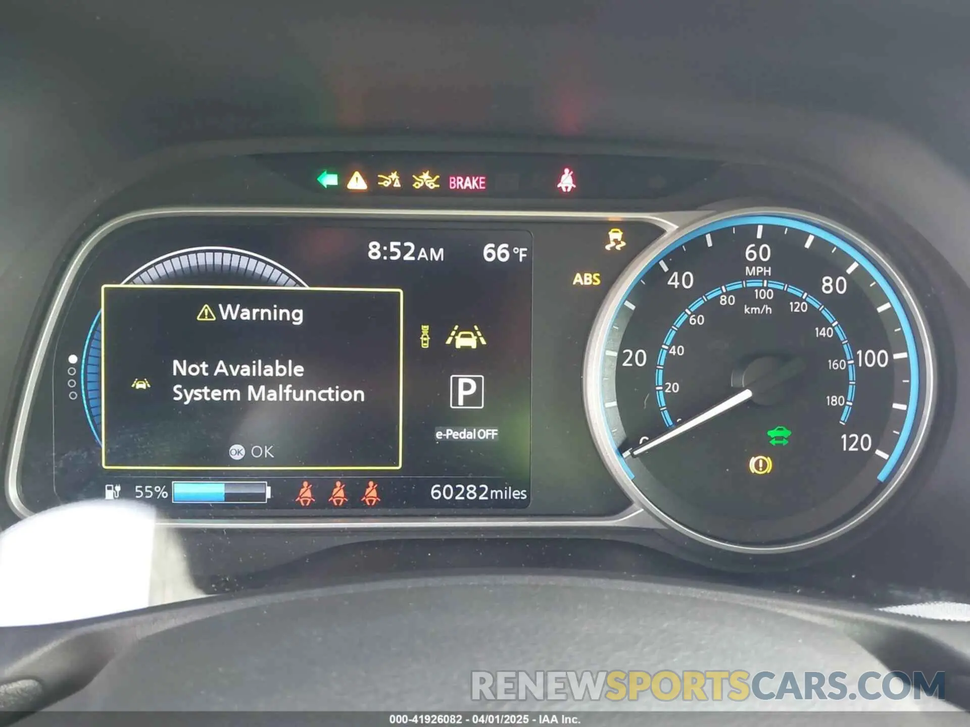 7 fotografías del automóvil dañado 1N4BZ1BV7NC562180 NISSAN LEAF 2022