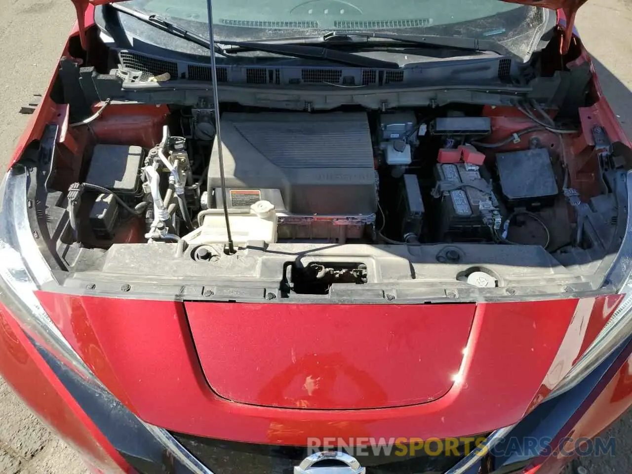 11 fotografías del automóvil dañado 1N4BZ1CV0NC561760 NISSAN LEAF 2022