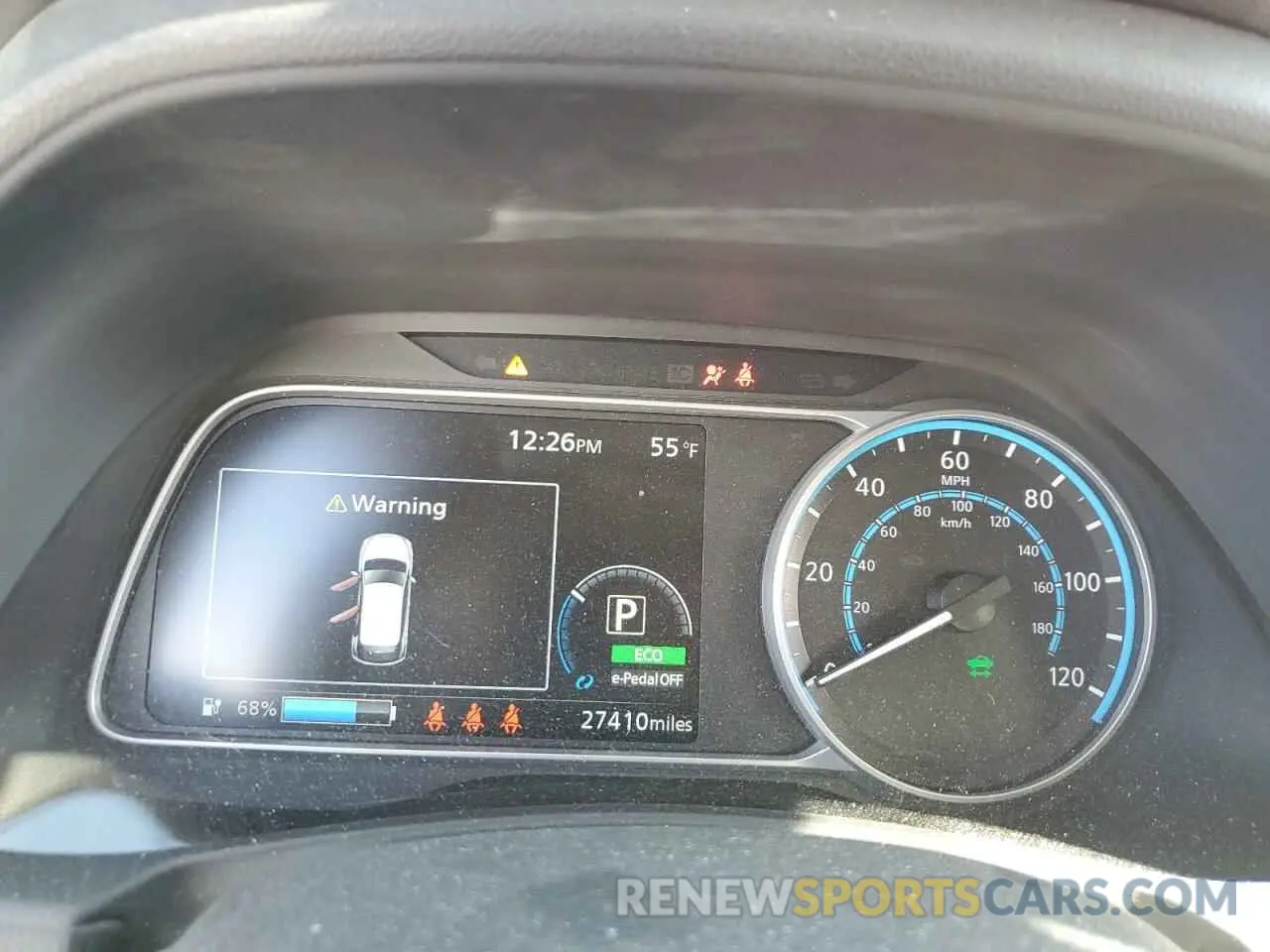 9 fotografías del automóvil dañado 1N4BZ1CV0NC561760 NISSAN LEAF 2022