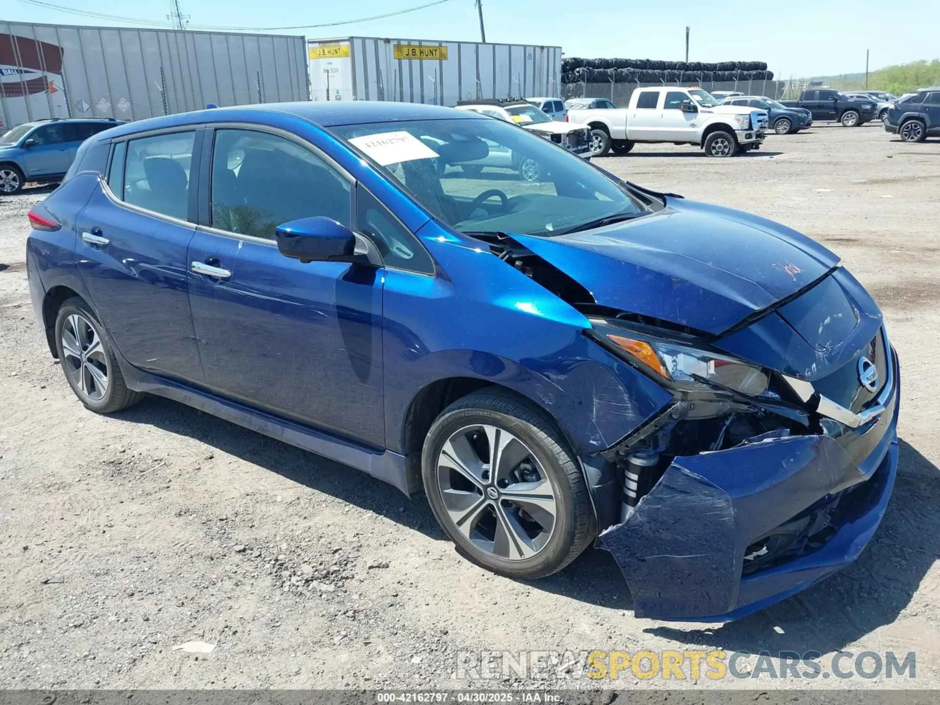 1 fotografías del automóvil dañado 1N4BZ1CV1NC553571 NISSAN LEAF 2022