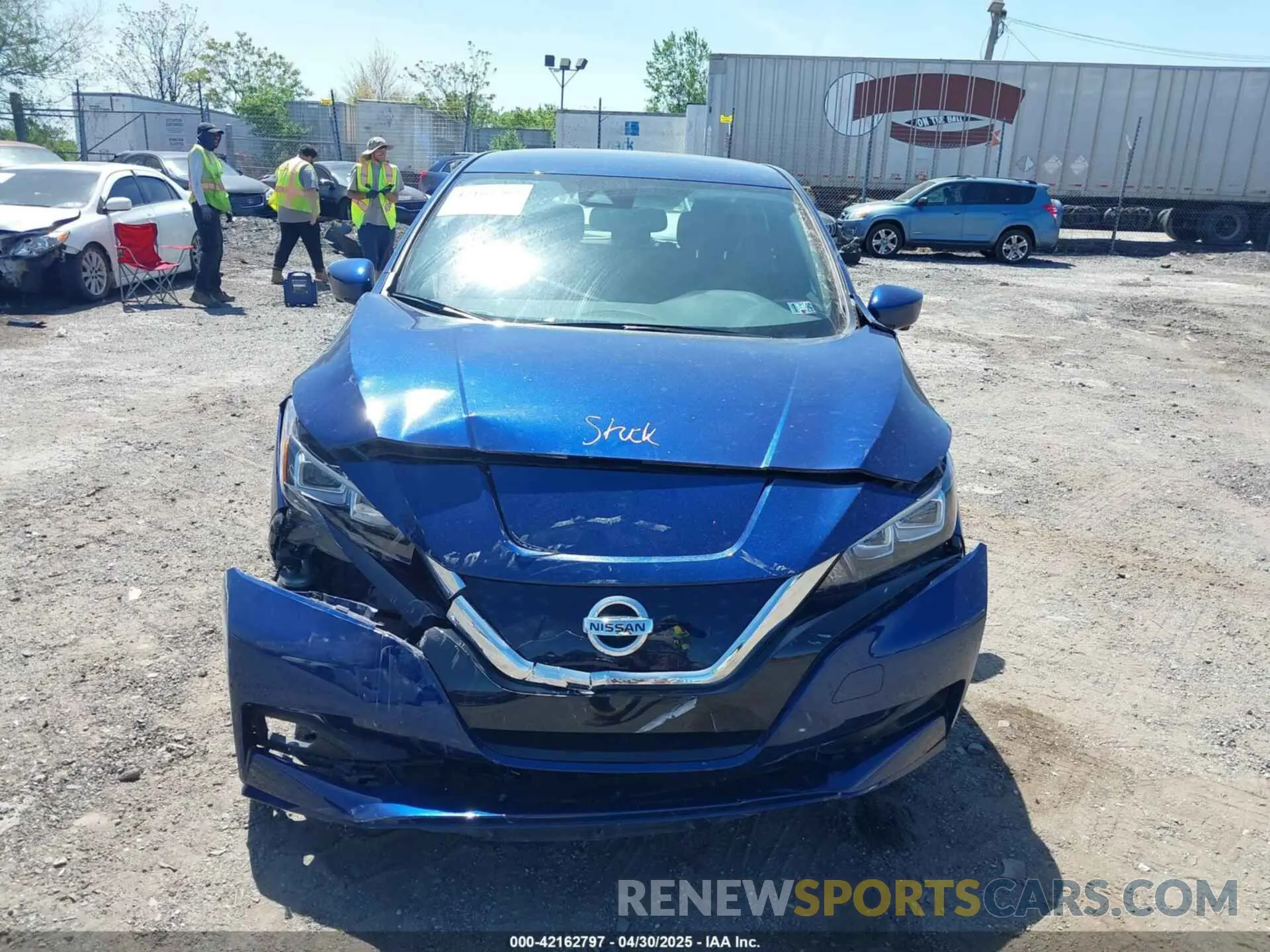 13 fotografías del automóvil dañado 1N4BZ1CV1NC553571 NISSAN LEAF 2022