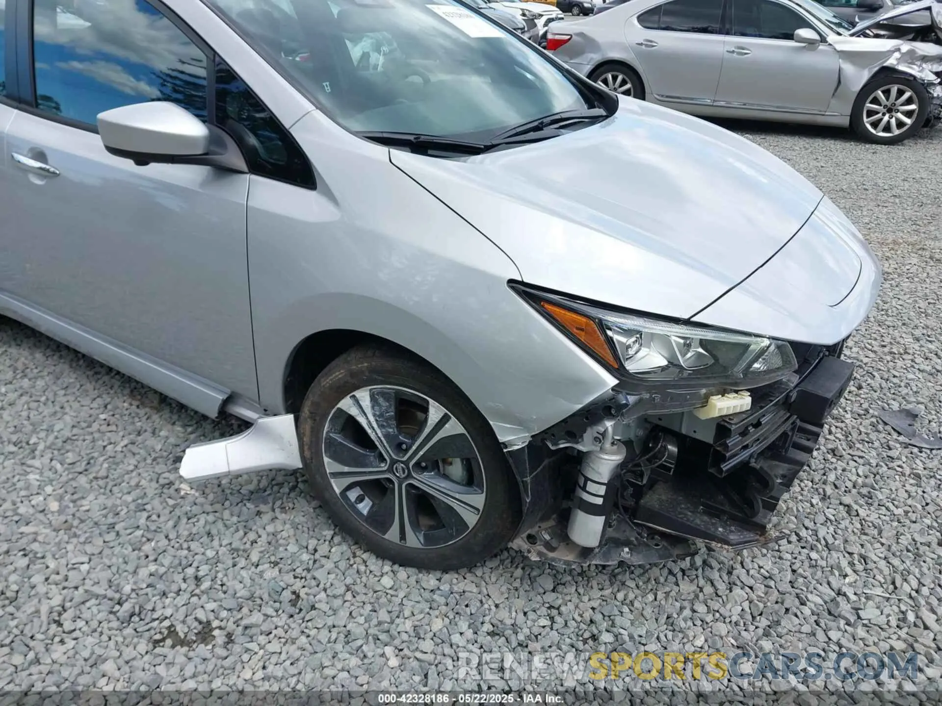 6 fotografías del automóvil dañado 1N4BZ1CV4NC550485 NISSAN LEAF 2022