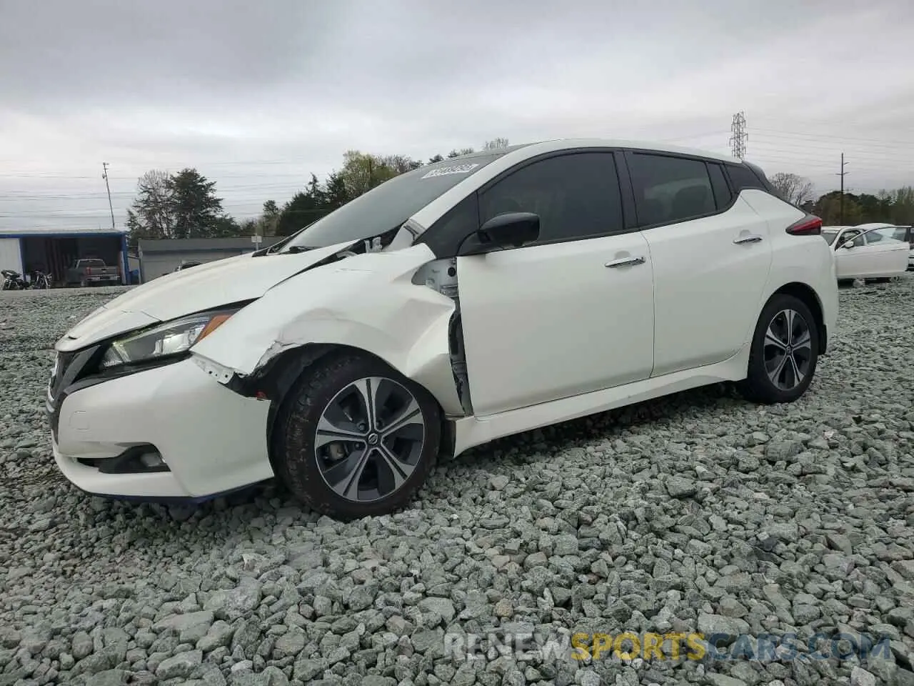 1 fotografías del automóvil dañado 1N4BZ1CV4NC559946 NISSAN LEAF 2022