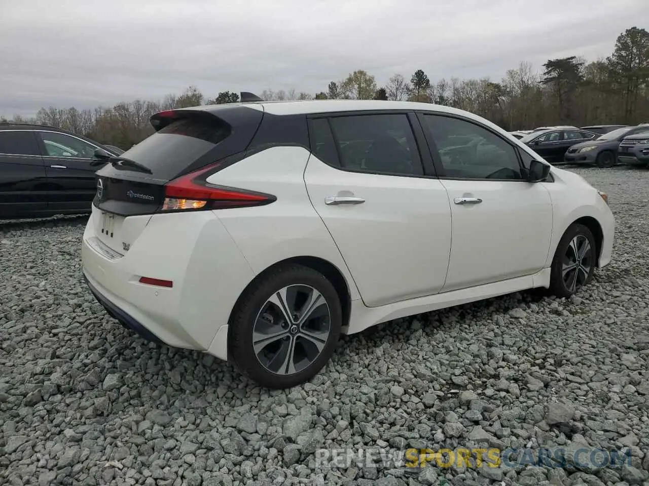 3 fotografías del automóvil dañado 1N4BZ1CV4NC559946 NISSAN LEAF 2022