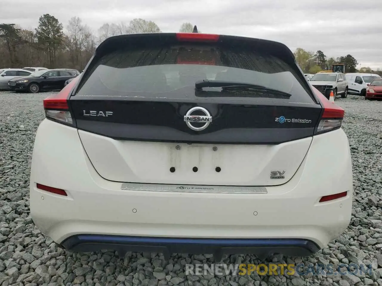 6 fotografías del automóvil dañado 1N4BZ1CV4NC559946 NISSAN LEAF 2022