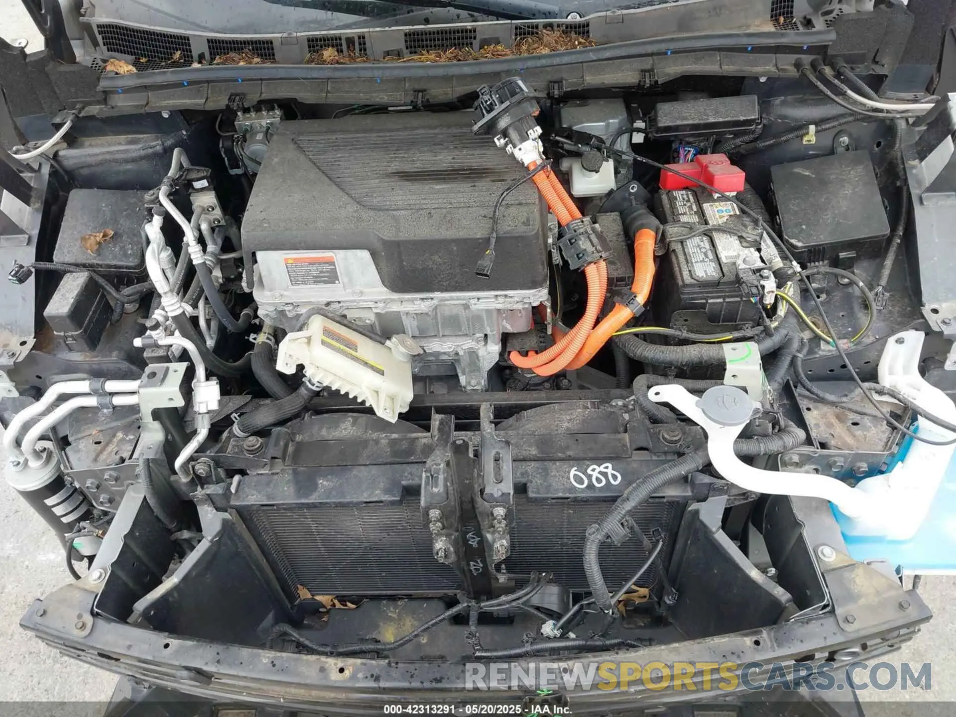 10 fotografías del automóvil dañado 1N4BZ1CV4NC562331 NISSAN LEAF 2022