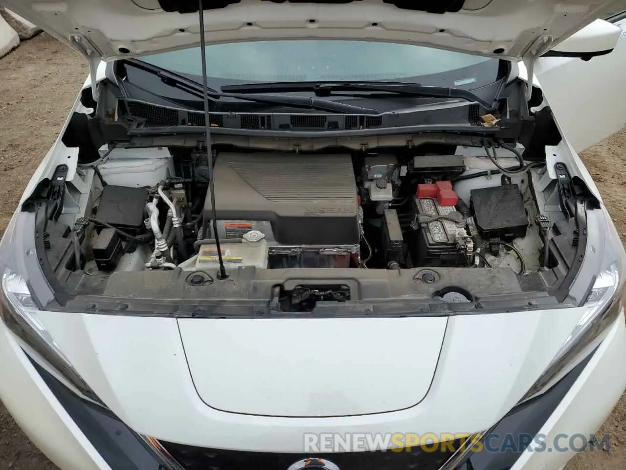 12 fotografías del automóvil dañado 1N4BZ1CV5NC563634 NISSAN LEAF 2022