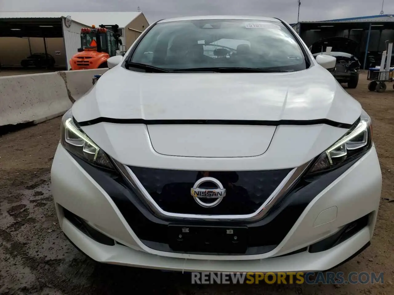 5 fotografías del automóvil dañado 1N4BZ1CV5NC563634 NISSAN LEAF 2022