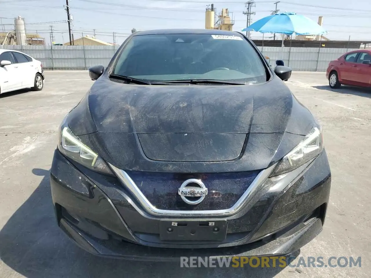 5 fotografías del automóvil dañado 1N4BZ1CV5NC564234 NISSAN LEAF 2022