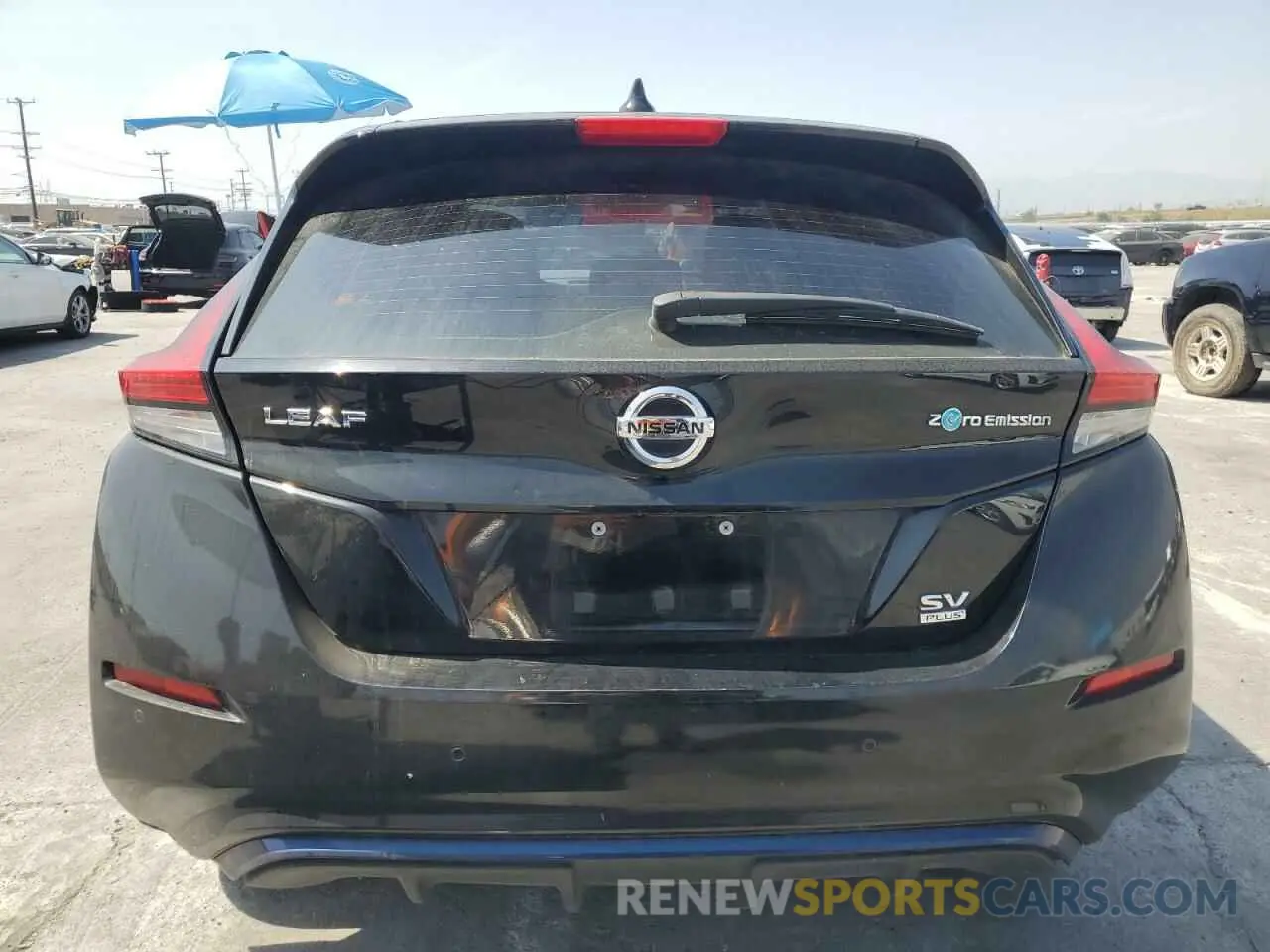6 fotografías del automóvil dañado 1N4BZ1CV5NC564234 NISSAN LEAF 2022