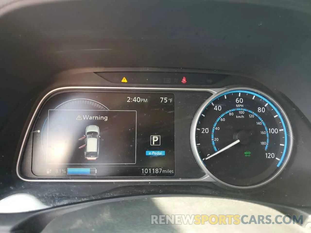 9 fotografías del automóvil dañado 1N4BZ1CV5NC564234 NISSAN LEAF 2022
