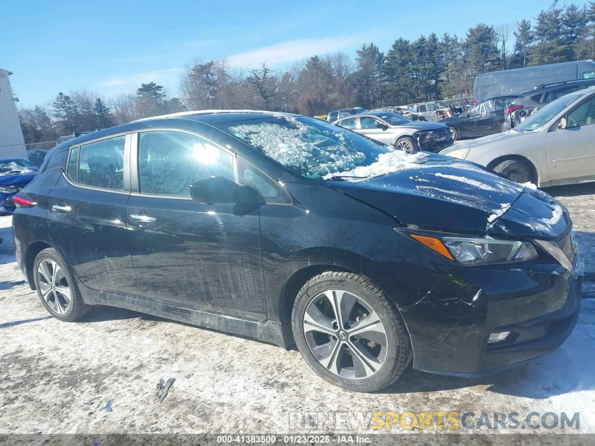 13 fotografías del automóvil dañado 1N4BZ1CV6NC552738 NISSAN LEAF 2022