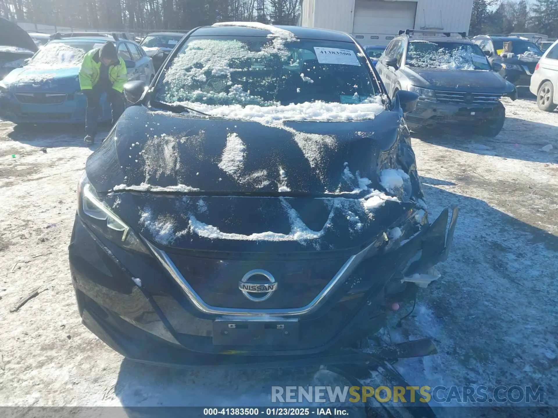 19 fotografías del automóvil dañado 1N4BZ1CV6NC552738 NISSAN LEAF 2022