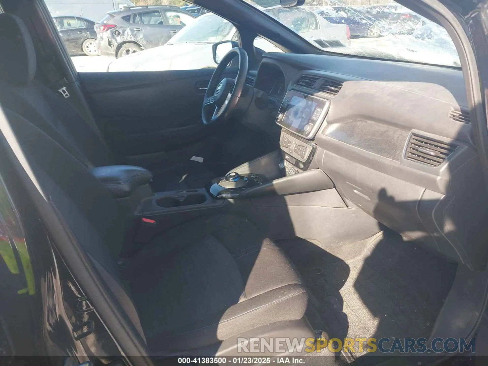 5 fotografías del automóvil dañado 1N4BZ1CV6NC552738 NISSAN LEAF 2022