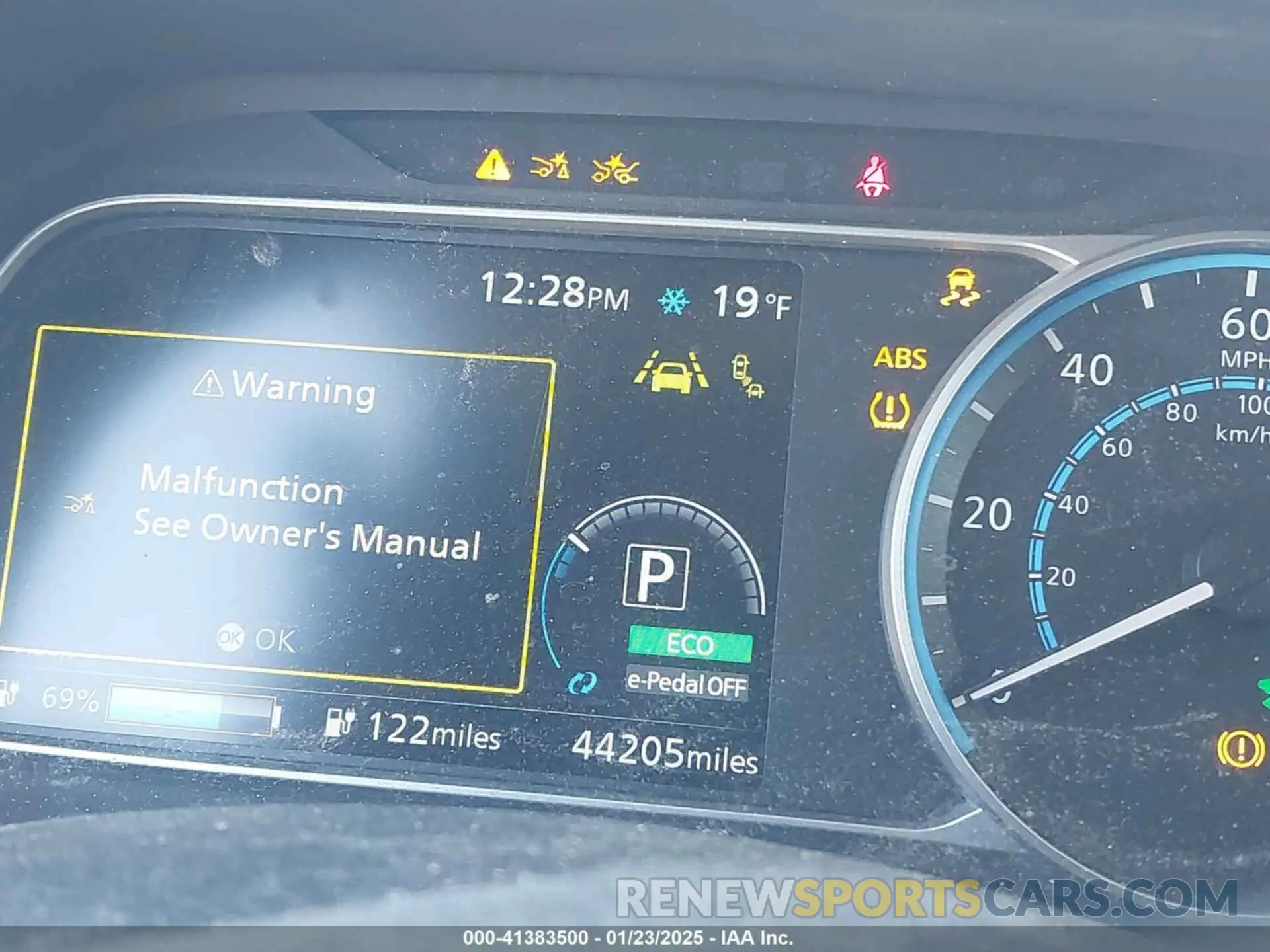 7 fotografías del automóvil dañado 1N4BZ1CV6NC552738 NISSAN LEAF 2022