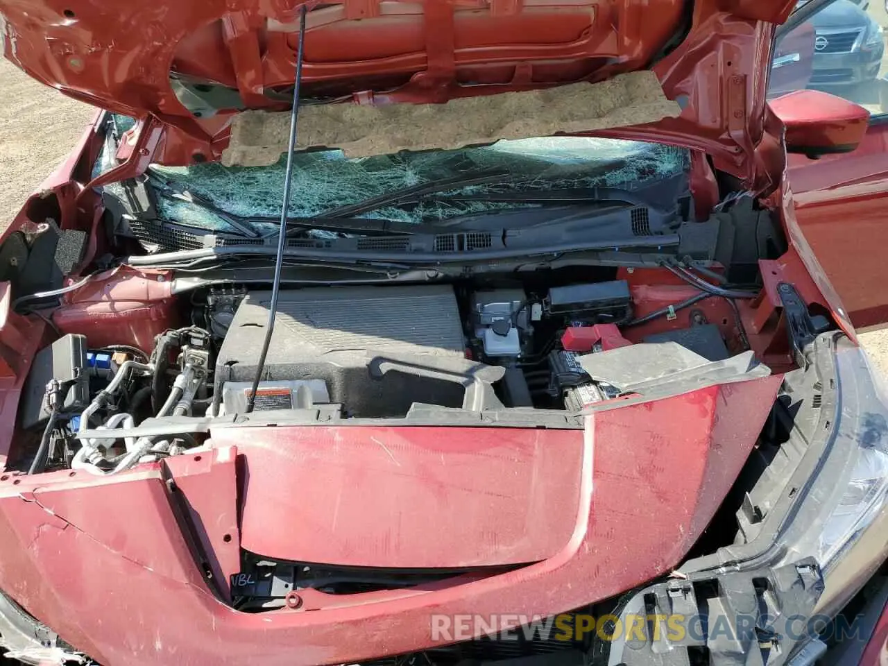 11 fotografías del automóvil dañado 1N4BZ1CV7NC555289 NISSAN LEAF 2022
