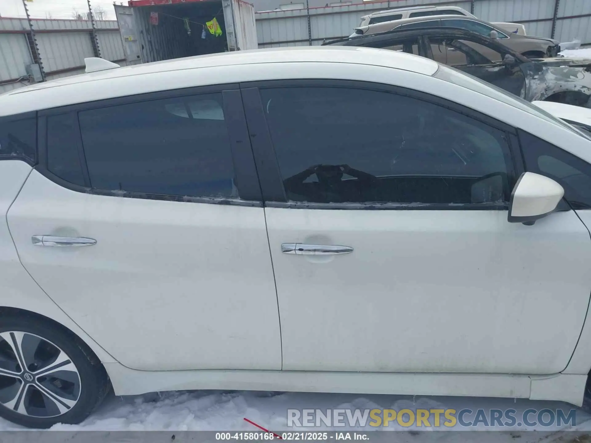 14 fotografías del automóvil dañado 1N4BZ1CV9NC557996 NISSAN LEAF 2022