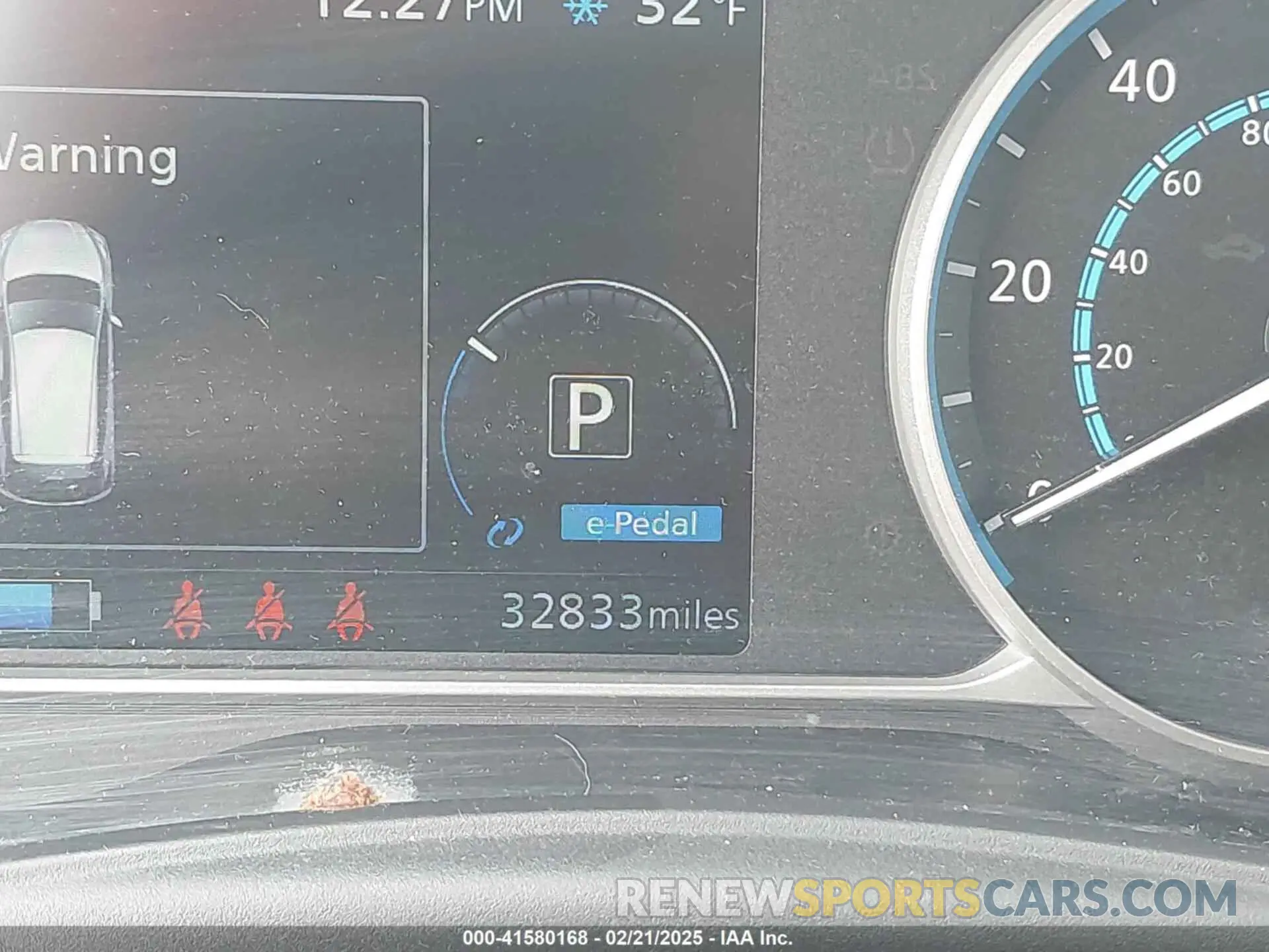 16 fotografías del automóvil dañado 1N4BZ1CV9NC557996 NISSAN LEAF 2022