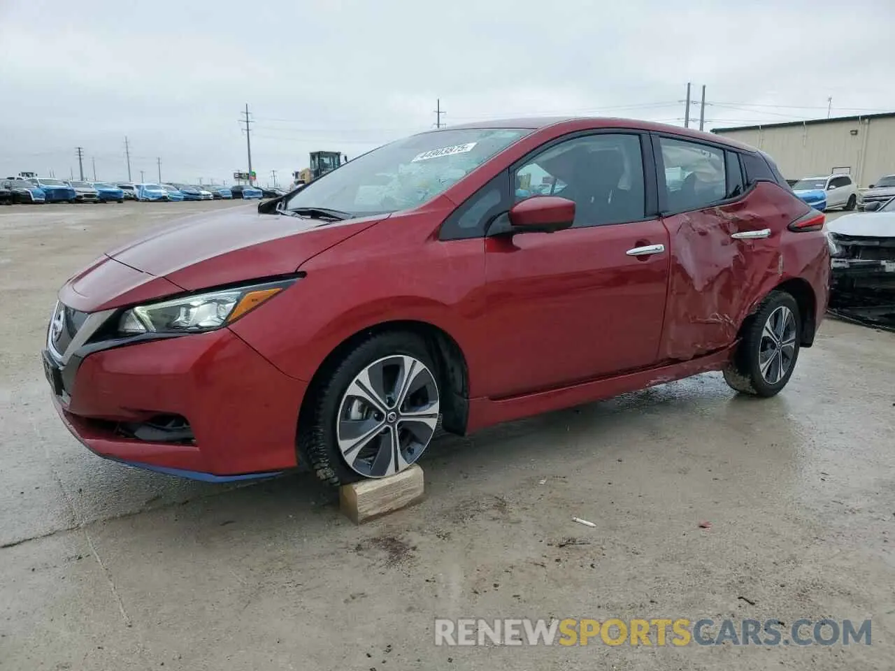 1 fotografías del automóvil dañado 1N4BZ1CV9NC562518 NISSAN LEAF 2022