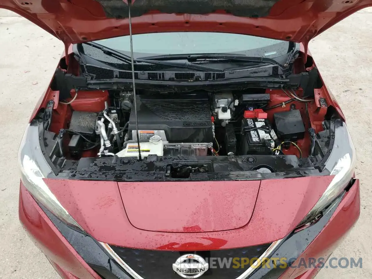 12 fotografías del automóvil dañado 1N4BZ1CV9NC562518 NISSAN LEAF 2022