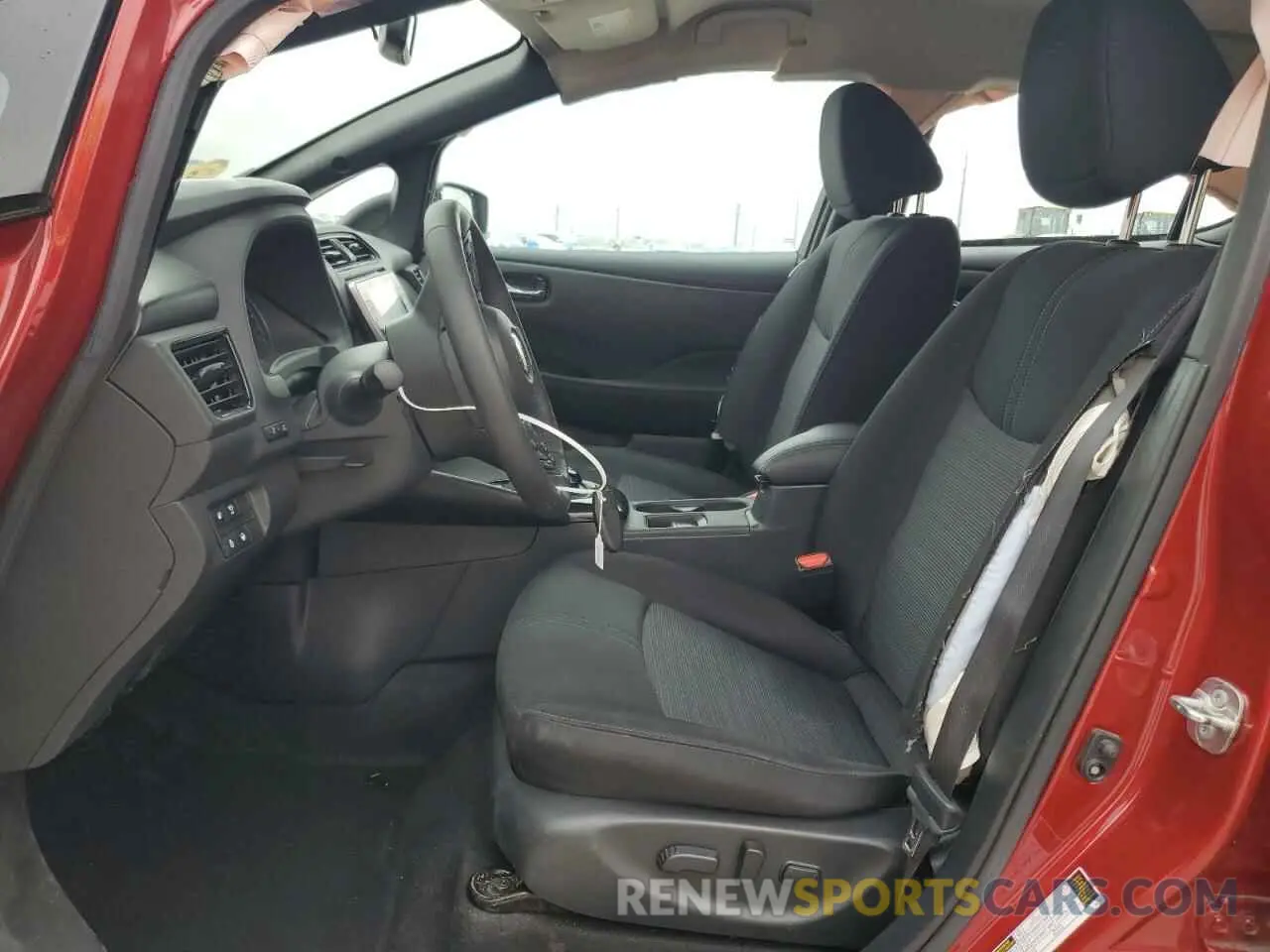 7 fotografías del automóvil dañado 1N4BZ1CV9NC562518 NISSAN LEAF 2022