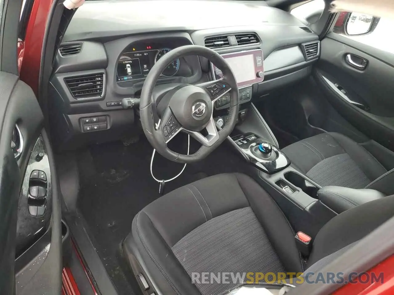 8 fotografías del automóvil dañado 1N4BZ1CV9NC562518 NISSAN LEAF 2022