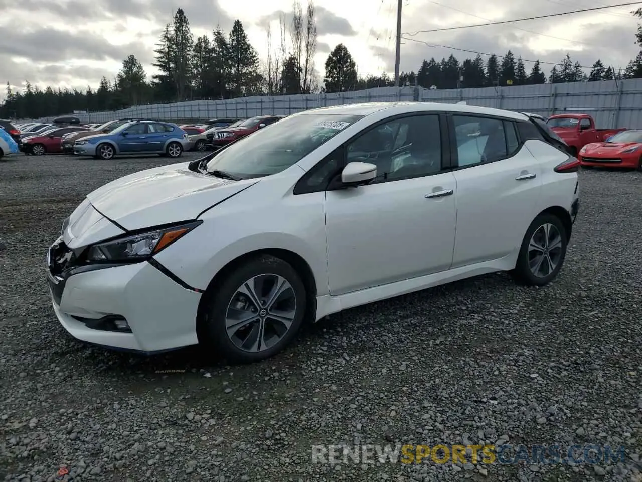 1 fotografías del automóvil dañado 1N4BZ1DV1NC553178 NISSAN LEAF 2022