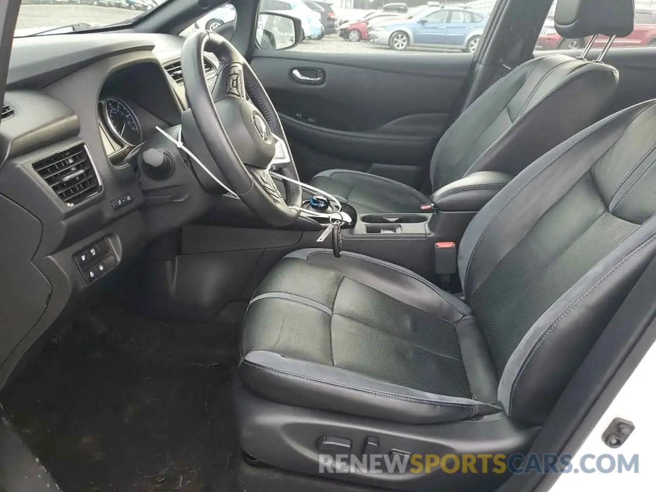 7 fotografías del automóvil dañado 1N4BZ1DV1NC553178 NISSAN LEAF 2022