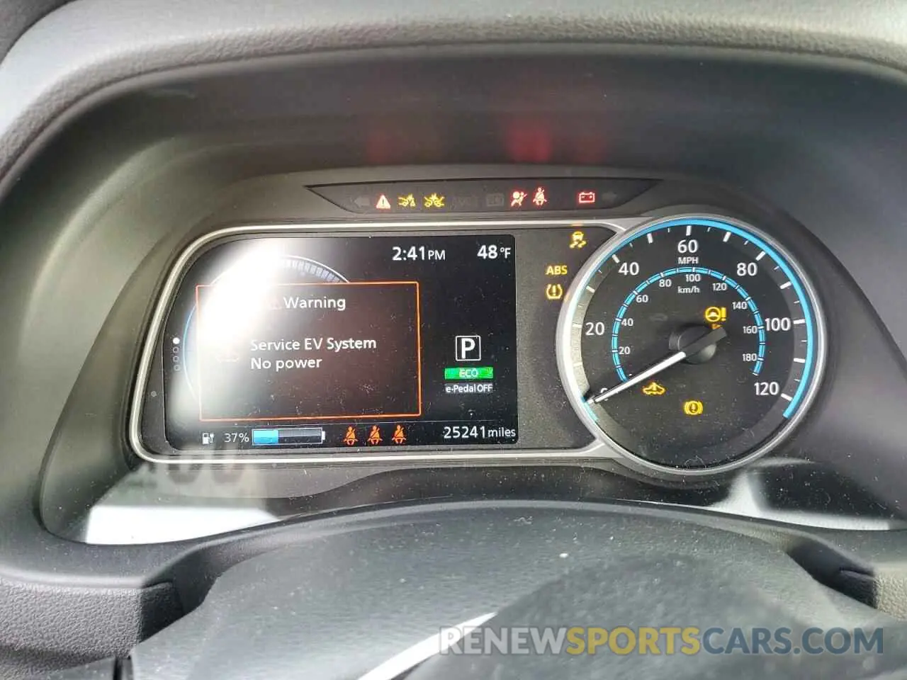 9 fotografías del automóvil dañado 1N4BZ1DV1NC553178 NISSAN LEAF 2022