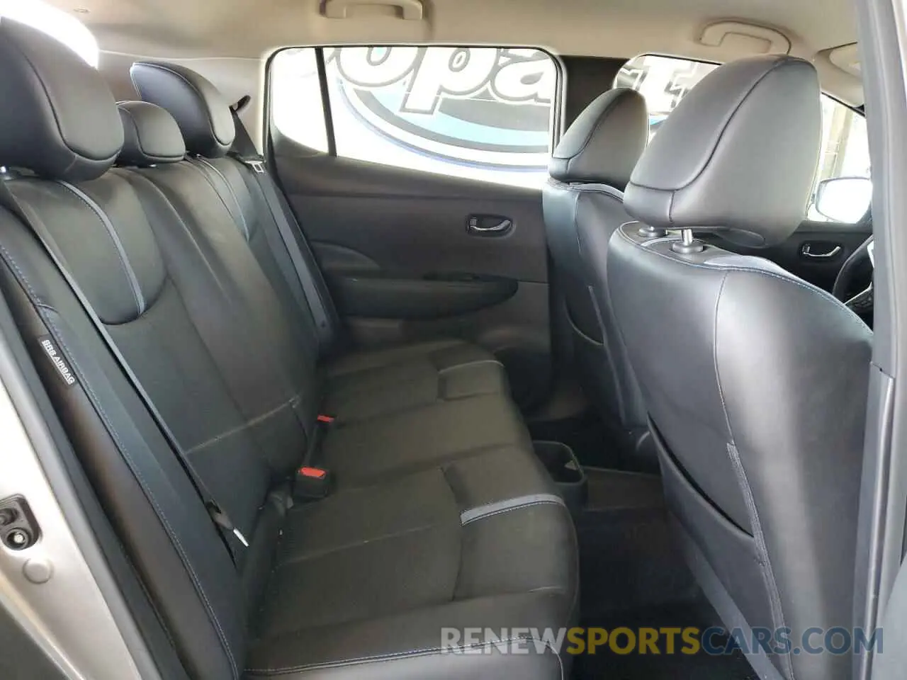 10 fotografías del automóvil dañado 1N4BZ1DV5NC554365 NISSAN LEAF 2022