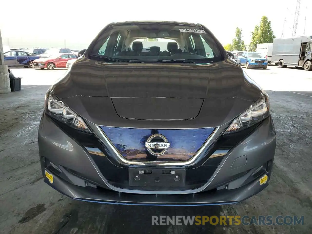 5 fotografías del automóvil dañado 1N4BZ1DV5NC554365 NISSAN LEAF 2022