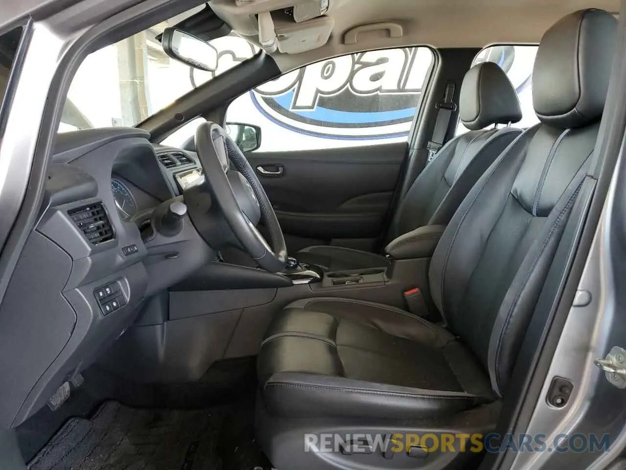 7 fotografías del automóvil dañado 1N4BZ1DV5NC554365 NISSAN LEAF 2022