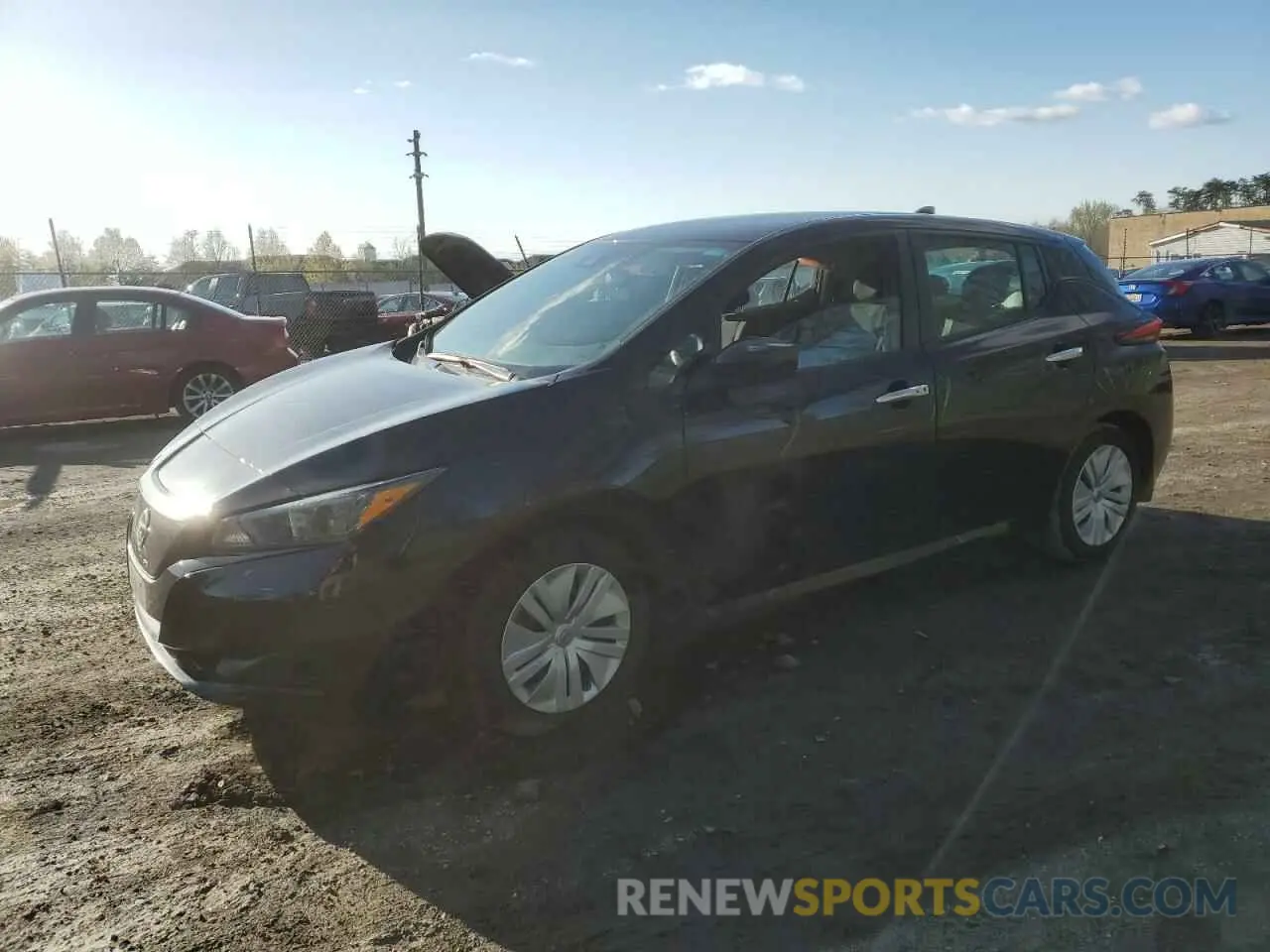 1 fotografías del automóvil dañado 1N4AZ1BV8PC561621 NISSAN LEAF 2023