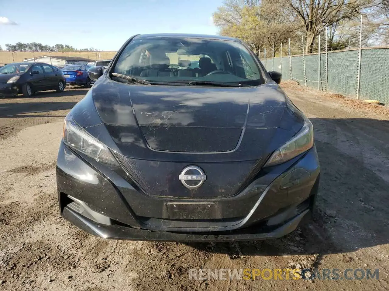 5 fotografías del automóvil dañado 1N4AZ1BV8PC561621 NISSAN LEAF 2023