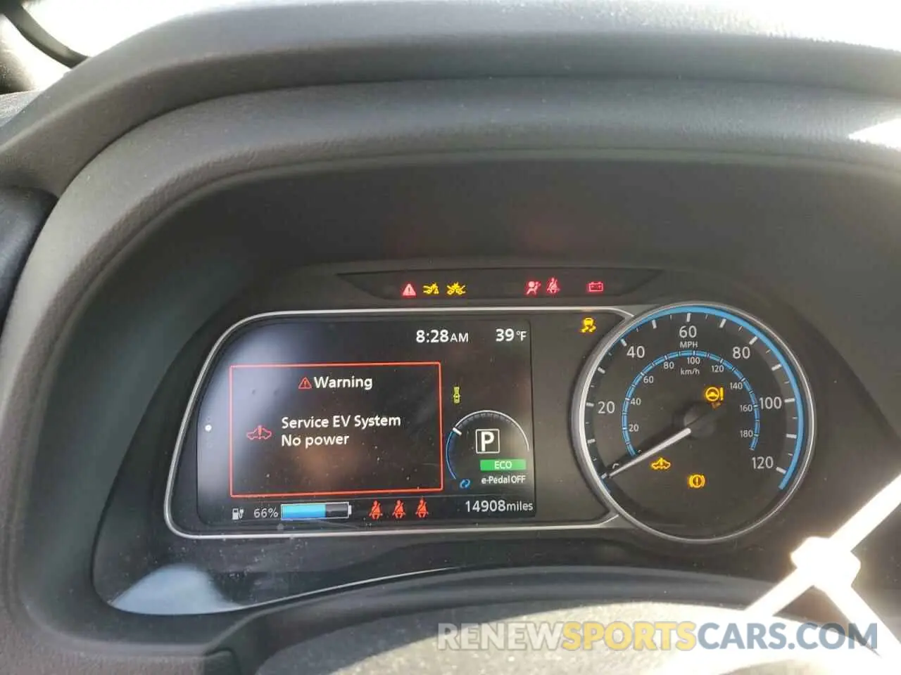 9 fotografías del automóvil dañado 1N4AZ1BV8PC561621 NISSAN LEAF 2023