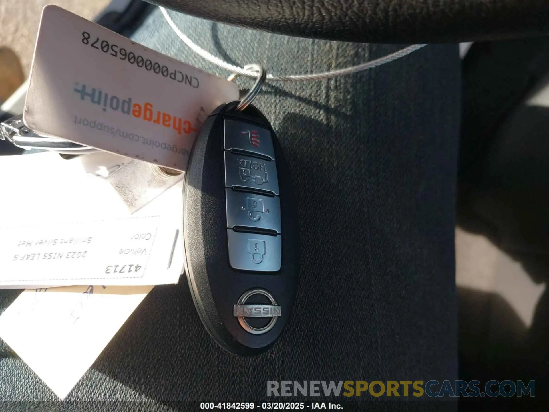 11 fotografías del automóvil dañado 1N4AZ1BV9PC559344 NISSAN LEAF 2023