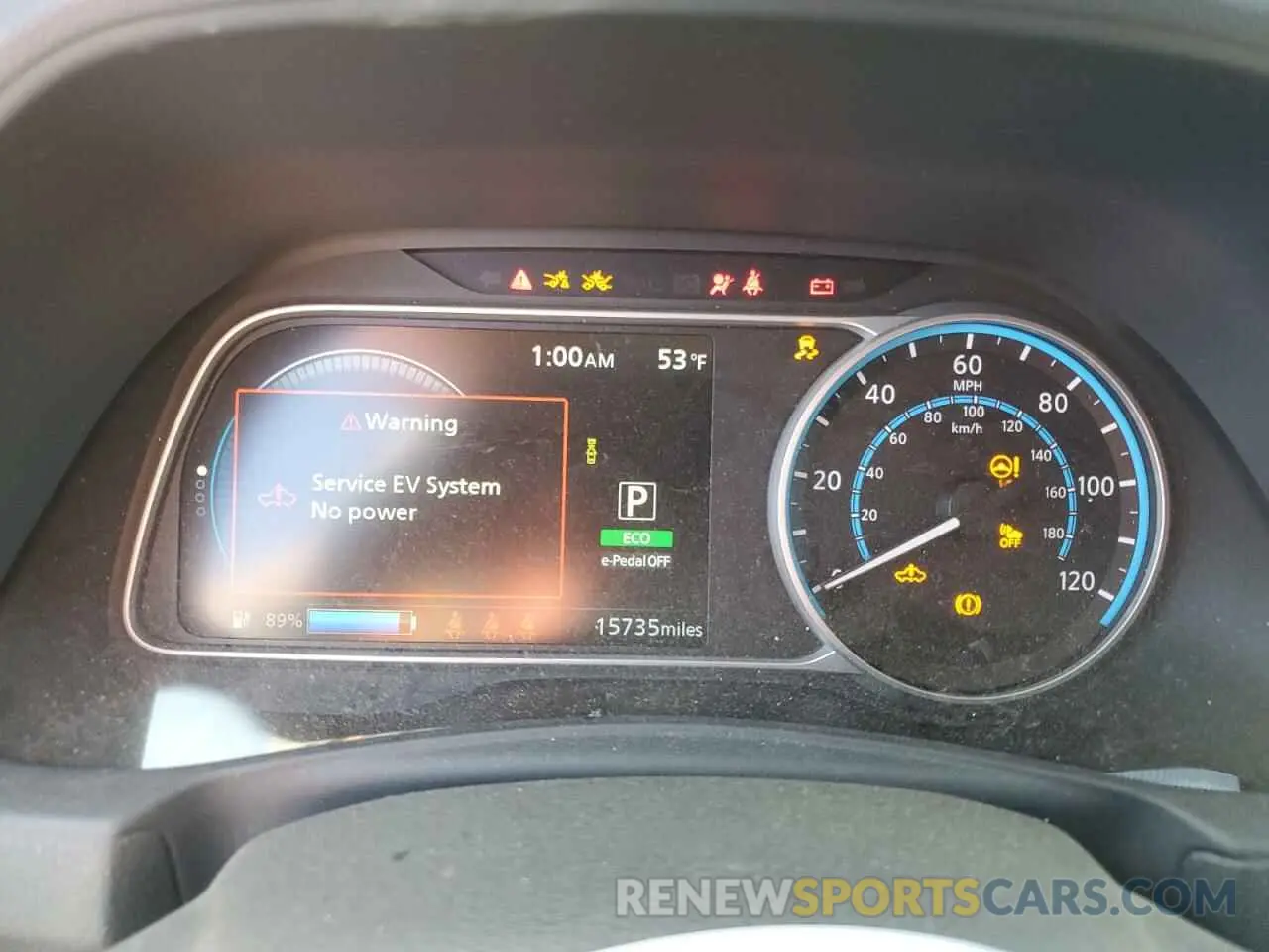 9 fotografías del automóvil dañado 1N4AZ1BVXPC554976 NISSAN LEAF 2023