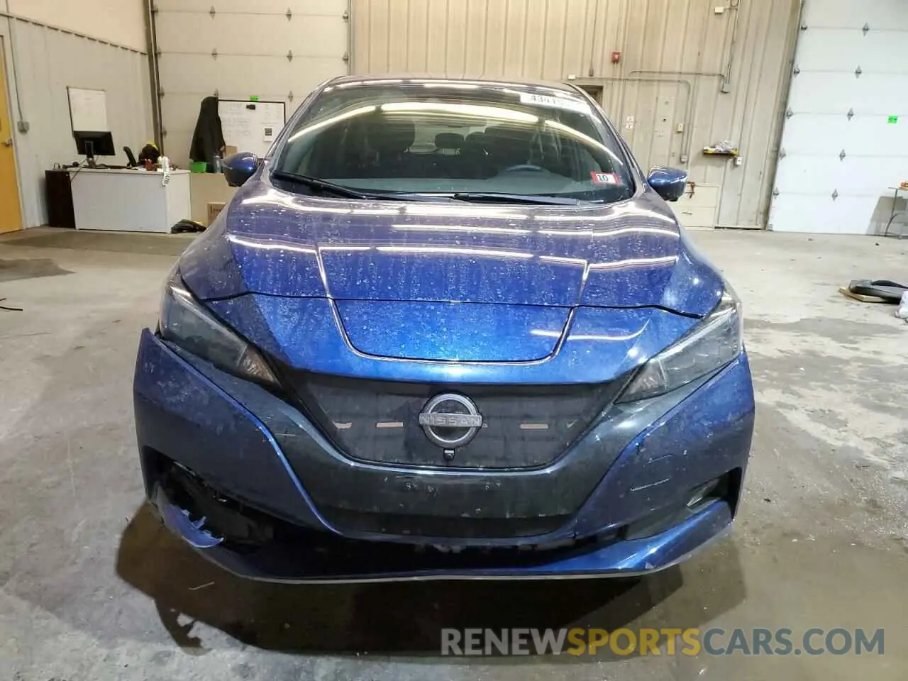 5 fotografías del automóvil dañado 1N4CZ1CV1PC556011 NISSAN LEAF 2023
