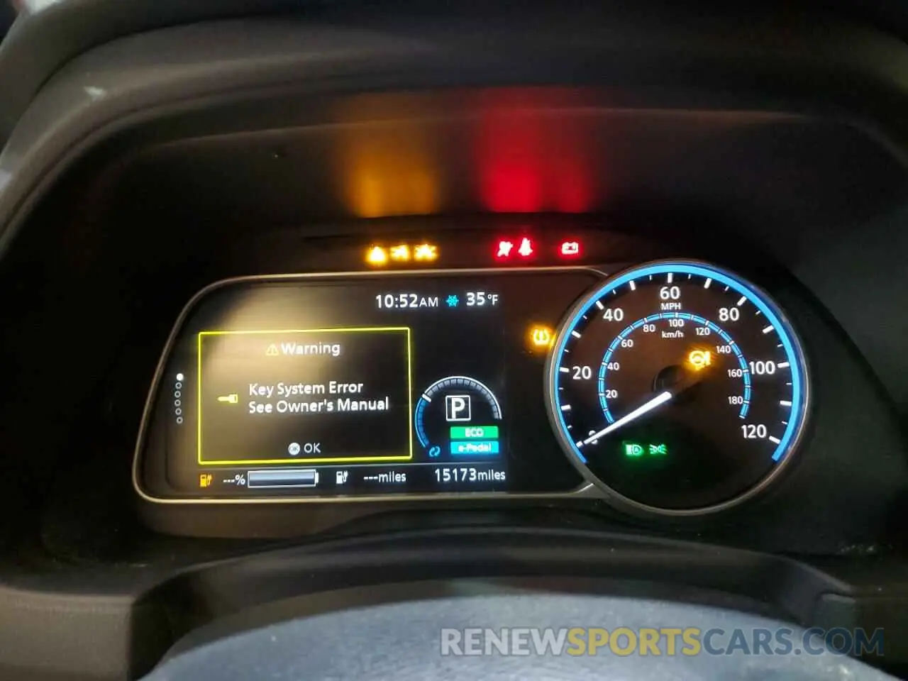 9 fotografías del automóvil dañado 1N4CZ1CV1PC556011 NISSAN LEAF 2023