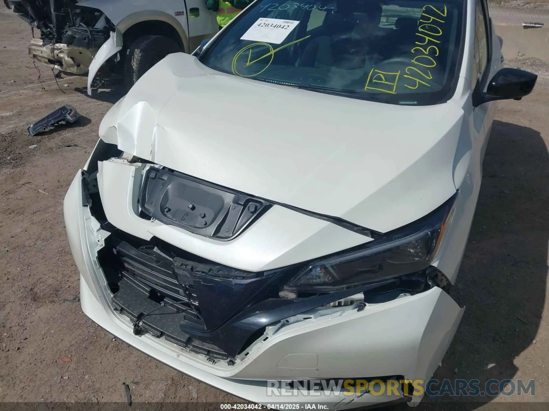18 fotografías del automóvil dañado 1N4CZ1CV4PC557184 NISSAN LEAF 2023