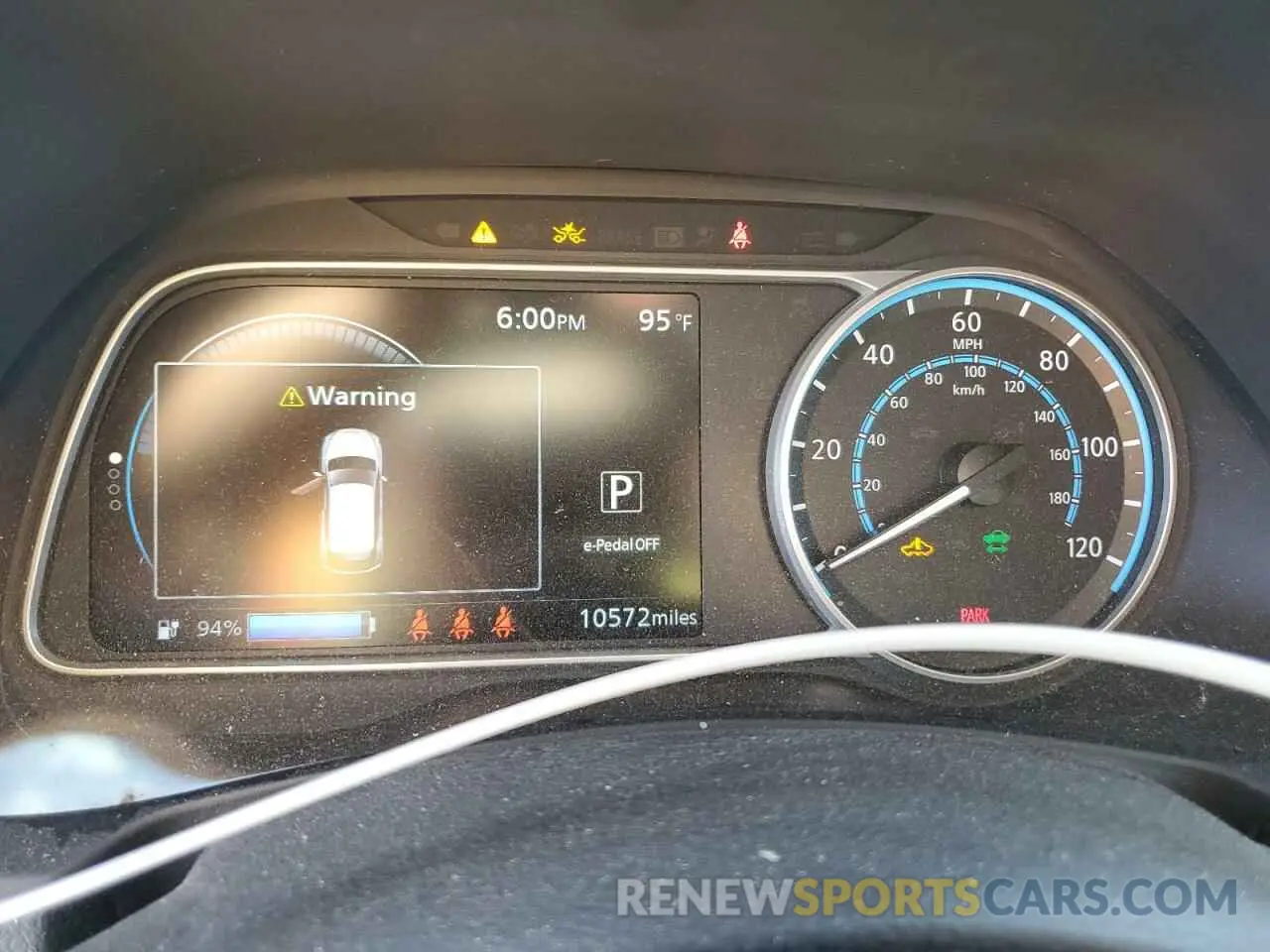 9 fotografías del automóvil dañado 1N4CZ1CV7PC561374 NISSAN LEAF 2023