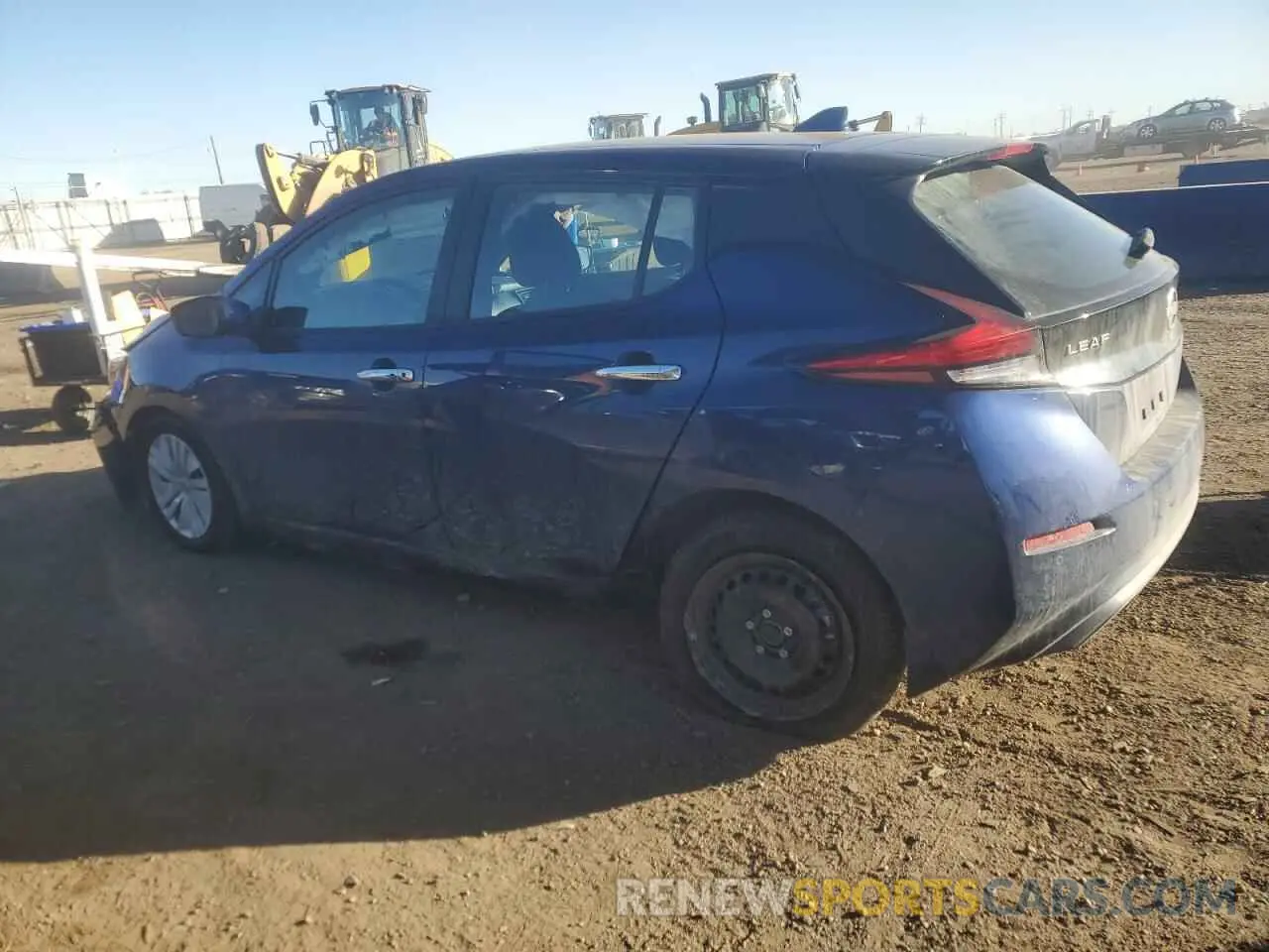 2 fotografías del automóvil dañado 1N4AZ1BV2RC554571 NISSAN LEAF 2024